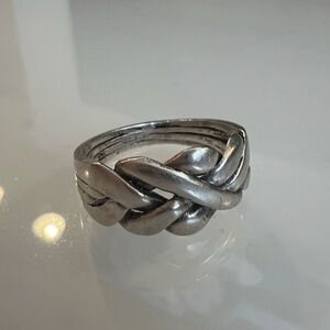 Vtg Sterling Puzzle Ring from the 80’s